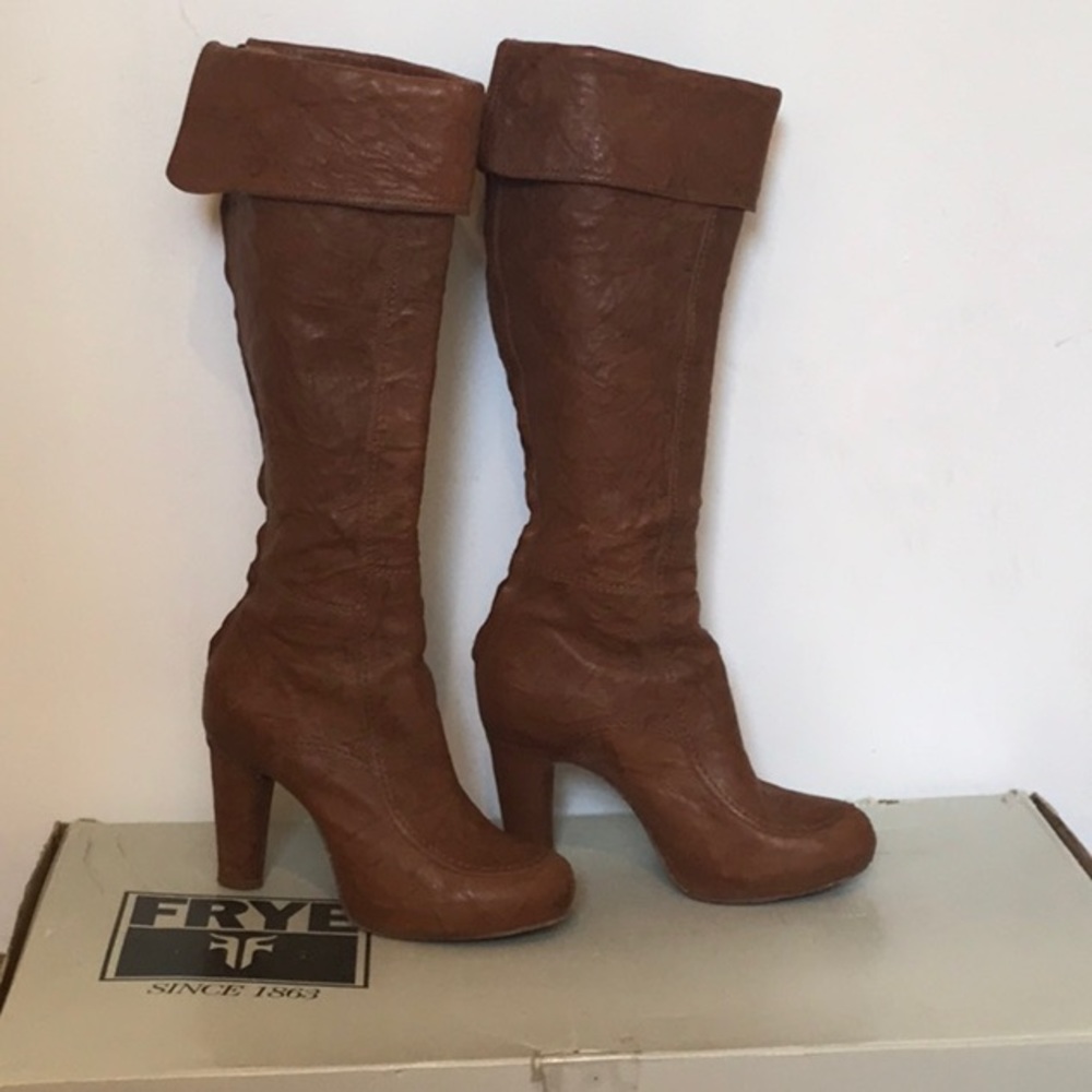 Frye Liv Cuff tall boots - Picture 1 of 10